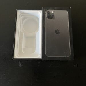 (EMPTY BOX ONLY) Original Apple iPhone 11 Pro Max Space Gray 64GB